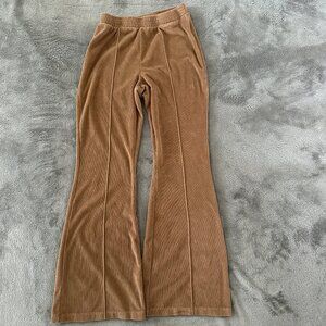 Aerie Tan Flare Pants
